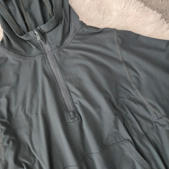 RAE MODE MORNING RUN HALF ZIP HOODIE IN SMOKED SPRUCE. Size 1XL. Good preowned c - Picture 5 of 8
